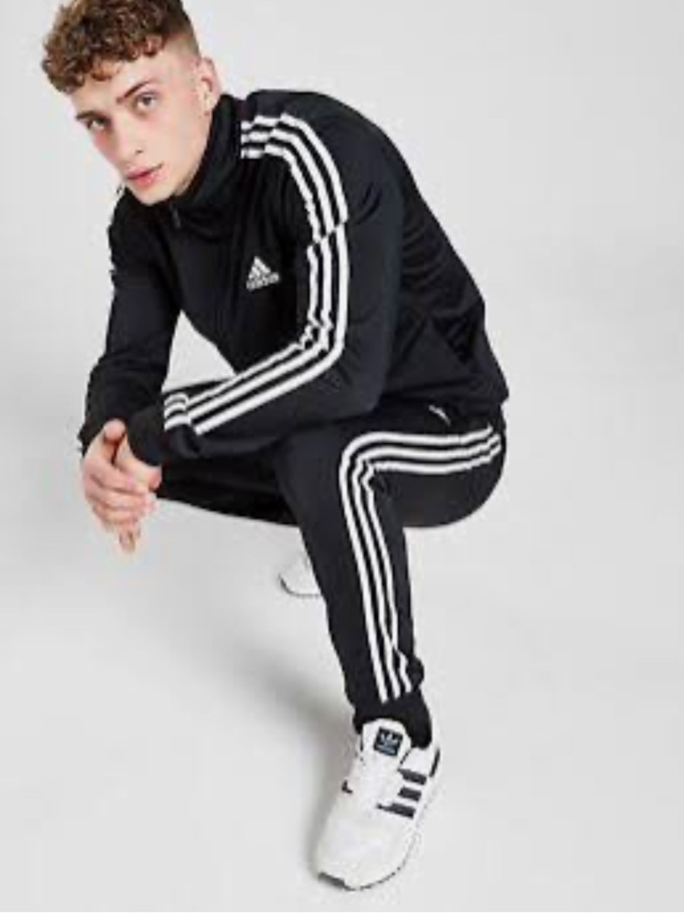 NWT ADIDAS BOYS SIZE M (10–12) TRACK JOGGERS